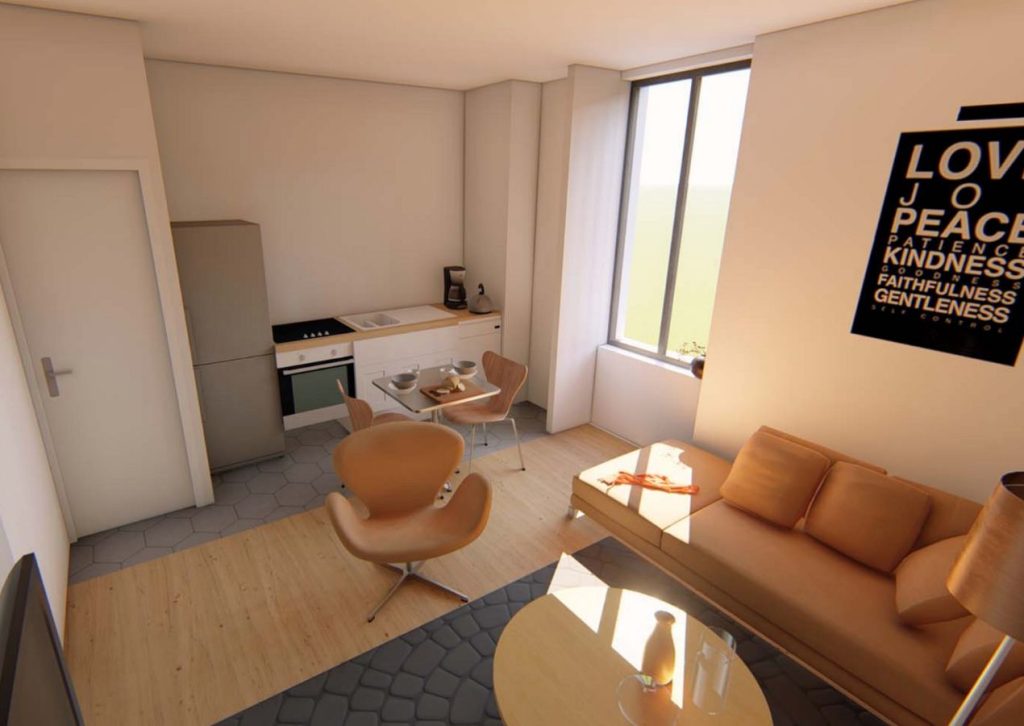 Investissement Airbnb à Lyon avec ce logement meublé modelisé