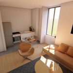 Investissement Airbnb à Lyon avec ce logement meublé modelisé