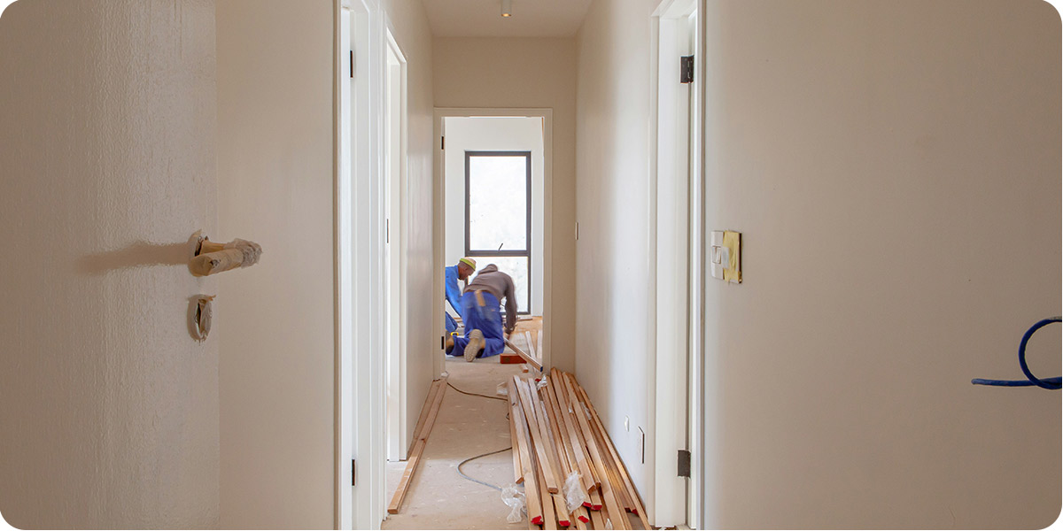 renovation dans un appartement